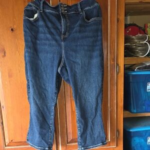 Torrid Dark Blue Straight Leg Jeans